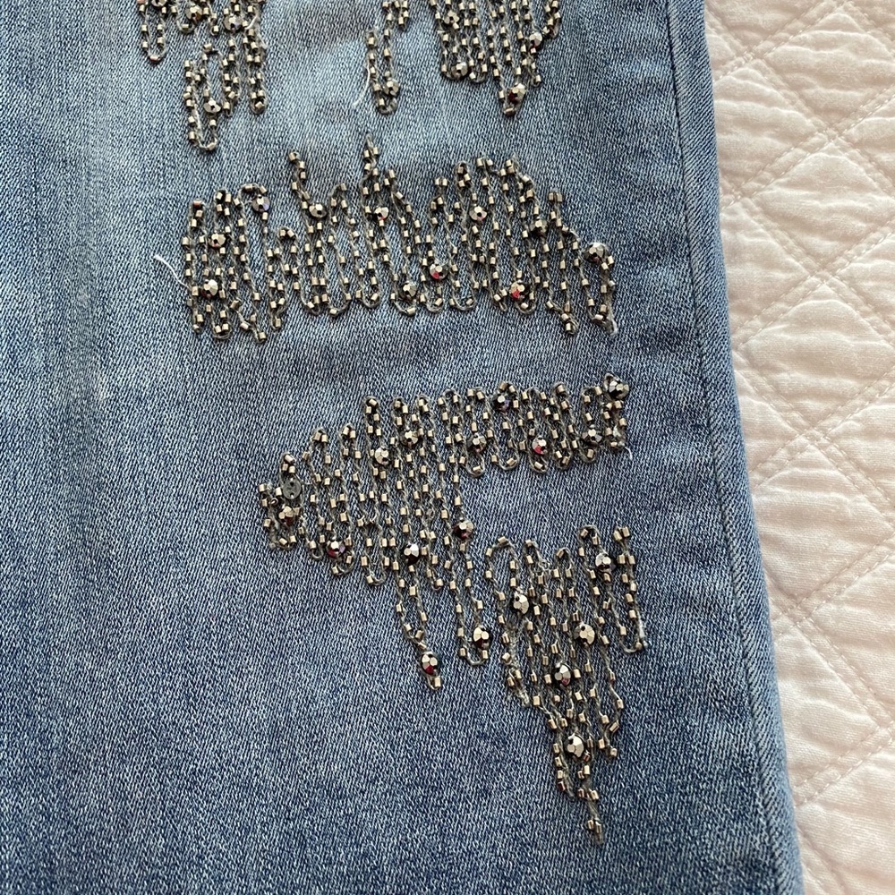 Metallic Skinny Jeans - Picture 2 of 5